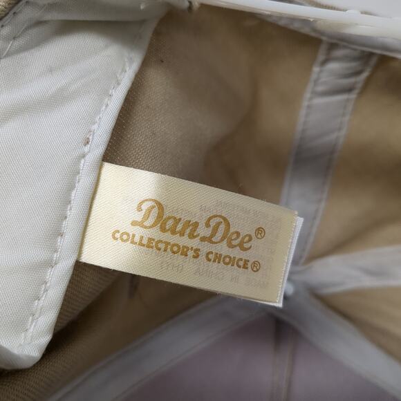 Pickup Truck Snapback 5 Panel Cap Beige One Size Adjustable Embroidered Dan Dee - Picture 10 of 11